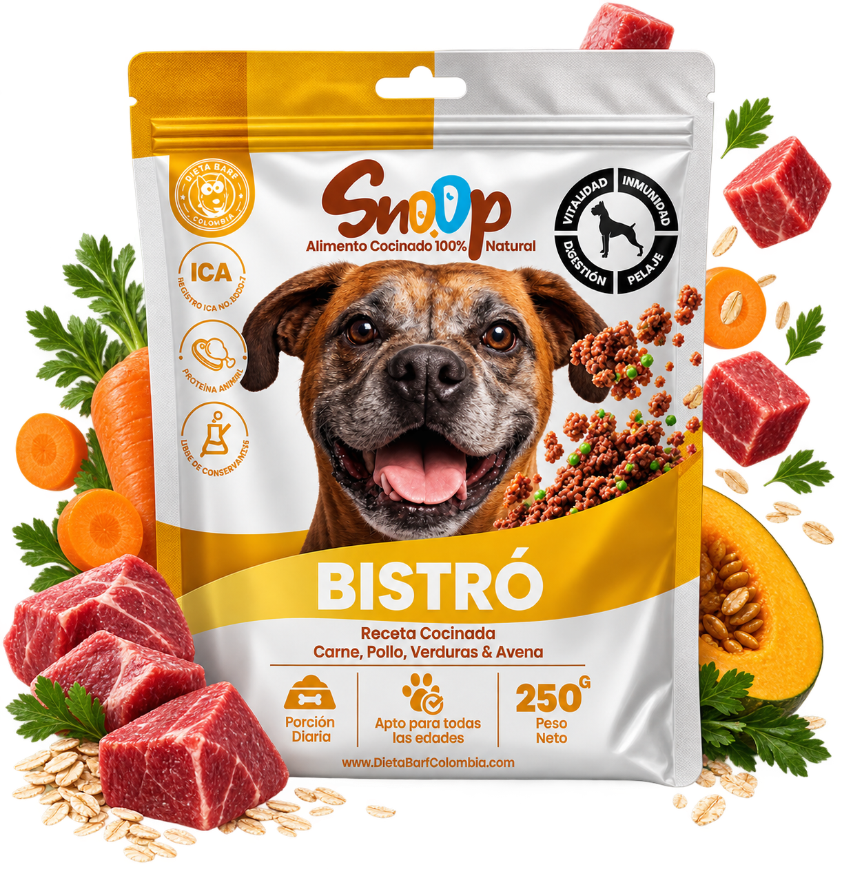 Snoop Bistró con ingredientes