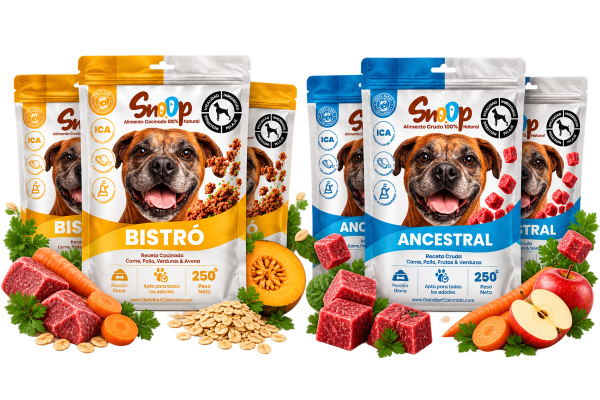 Snoop Duo — Alimento Natural para Perros (Crudo + Cocinado)